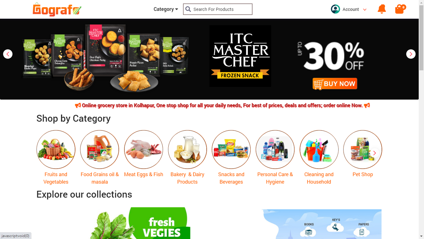 Grocery E-Commerce Store